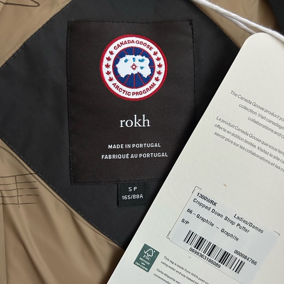 Canada Goose x Rokh Cropped Down Puffer - Small - Picture 3 of 9